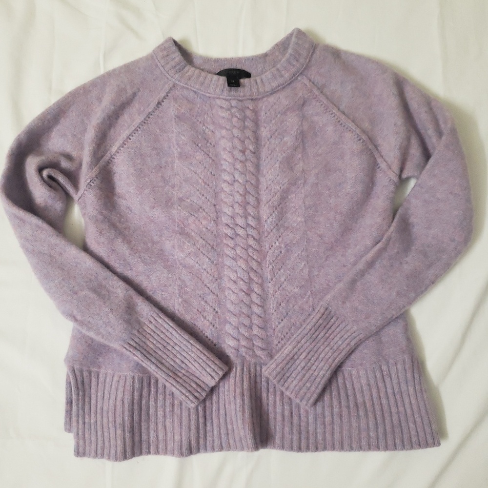 J.crew wool pointelle sweater